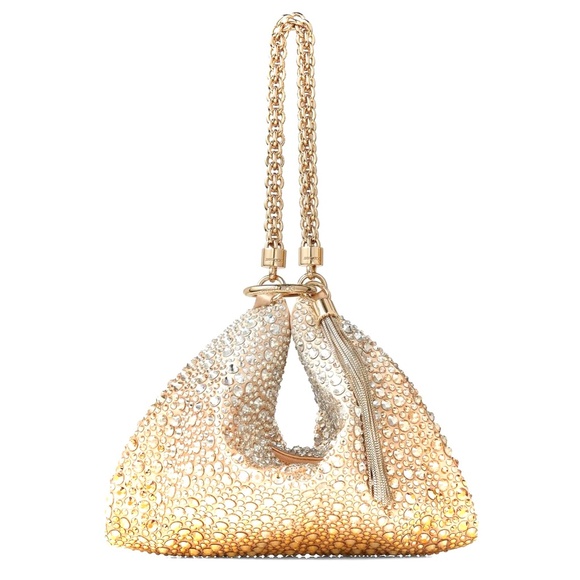 Jimmy Choo Callie Crystal Embellished Clutch Bag NEW - Picture 1 of 16